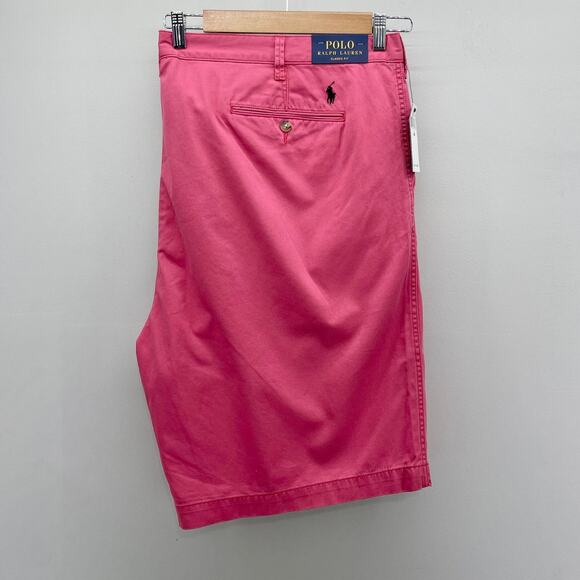 Polo Ralph Lauren Classic Fit Shorts 10” Mens 50B Nantucket Red Big & Tall - Picture 3 of 6